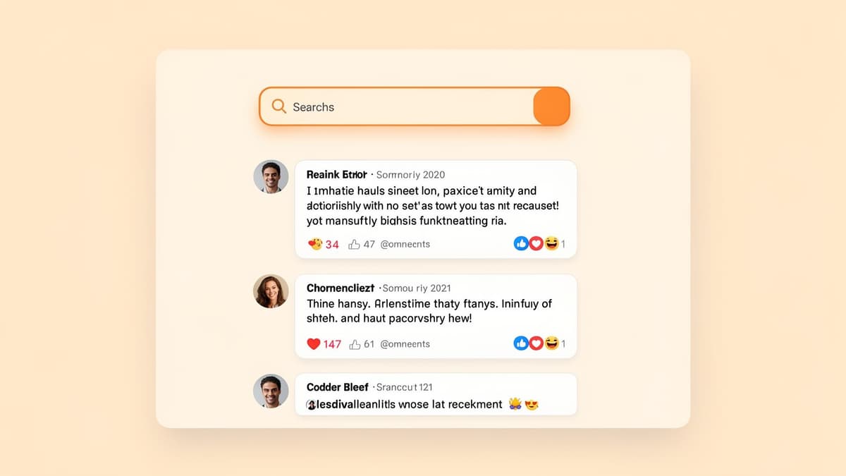 Community feed with posts and reactions